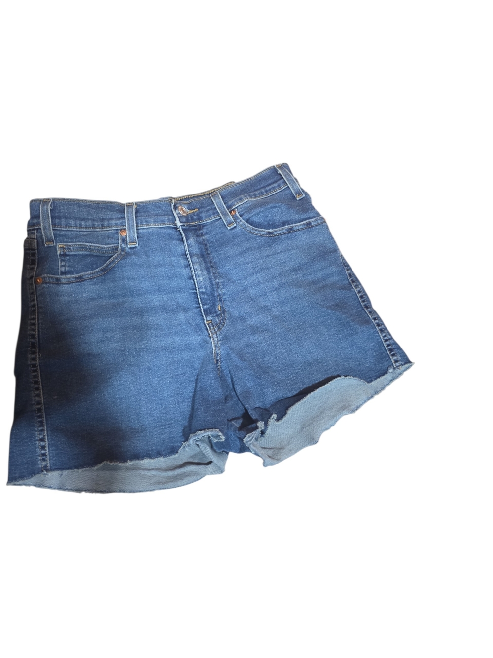 Signature by Levi Strauss Blue Denim Cutoff Shorts